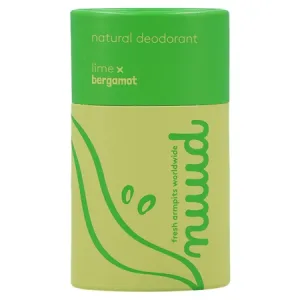 Deodorant natural stick cu lime si bergamota, fara saruri de aluminiu, 45g, Nuud