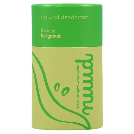 Deodorant natural stick cu lime si bergamota, fara saruri de aluminiu, 45g, Nuud — preț și oferte