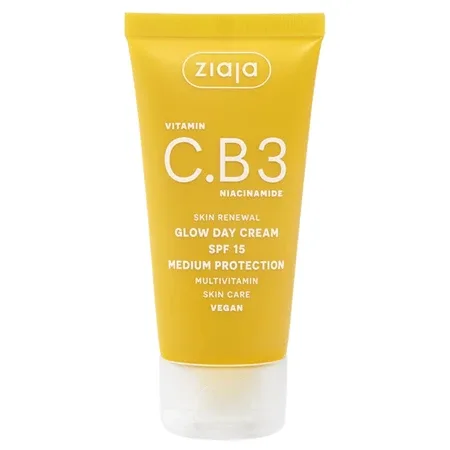 Crema hidratanta de fata cu SPF 15 Vitamin C.B3 Niacinamide, 50 ml, Ziaja — preț și oferte