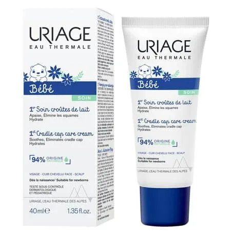 Crema impotriva crustelor de lapte pentru bebelusi, 40 ml, Uriage — preț și oferte