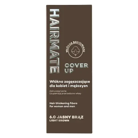 Fibre de bumbac pentru par cu aspect mai des  6.0 Saten deschis Cover Up, 22 g, Hairmate — preț și oferte