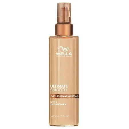 Lapte de par leave-in cu protectie termica Ultimate Smooth Silky Milk, 100 ml, Wella Professionals — preț și oferte