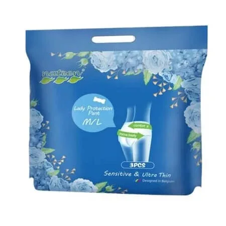Chiloti menstruali de unica folosinta, 3 bucati, Nateen — preț și oferte