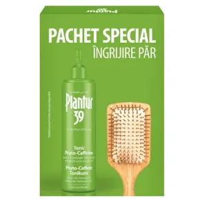 Pachet Plantur Tonic Phyto Caffeine 200 ml + perie de par
