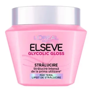 Masca de par pentru stralucirea parului Glycolic Gloss, 300 ml, Elseve