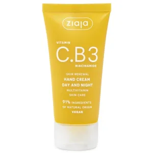 Crema hidratanta de maini Vitamin C.B3 Niacinamide, 50 ml, Ziaja