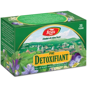 Detoxifiant, P142, ceai la plic, Fares | 20 plicuri