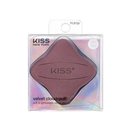 Burete pentru make-up patrat Puff, 1 bucata, Kiss — preț și oferte