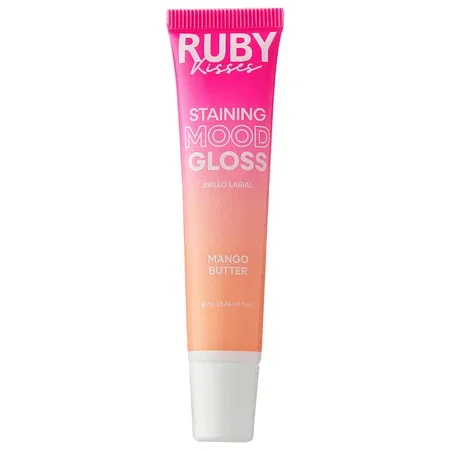 Gloss de buze Nuanta 01 Staining Mood Gloss, 10 ml, Ruby Kisses — preț și oferte