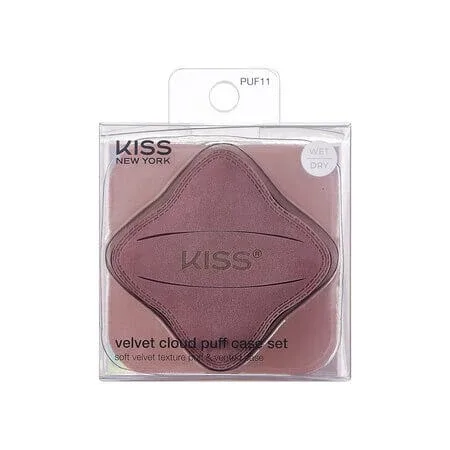Burete make-up patrat cu suport, 1 bucata, Kiss — preț și oferte