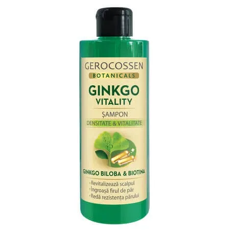 Sampon densitate si vitalitate cu ginkgo biloba si biotina Botanicals Ginkgo Vitality, 400 ml, Gerocossen — preț și oferte