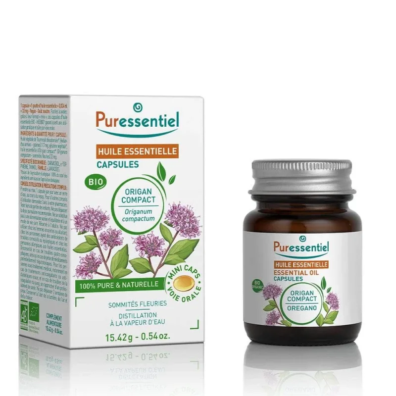 Puressentiel Uleiuri Esențiale Oregano Organic 60 Capsule — preț și oferte
