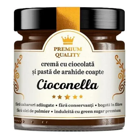 Crema cu ciocolata si pasta de arahide Cioconella, 250 g, Laboratoarele Remedia — preț și oferte