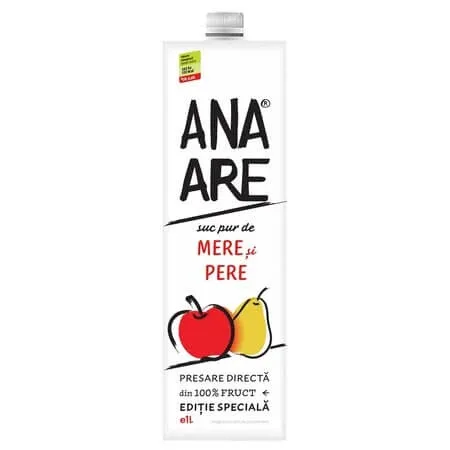 Suc de mere si pere, 1000 ml, Ana Are — preț și oferte