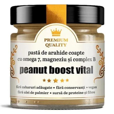 Pasta de arahide copate Peanut boost vital Secretele Ramonei, 250 g, Laboratoarele Remedia — preț și oferte