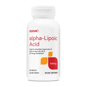 Acid Alfa Lipoic 600 mg, GNC | 60 comprimate