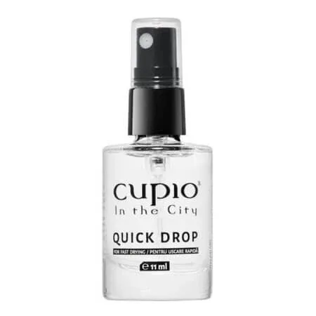 Solutie pentru accelerarea uscarii ojelor Quick Drop, 11 ml, Cupio — preț și oferte