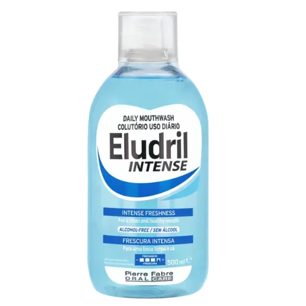 Apa de gura zilnica, Eludril Intense, Pierre Fabre | 500 ml — preț și oferte