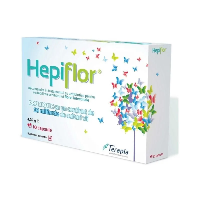 Hepiflor, 10 capsule, Terapia TERAPIA SA — preț și oferte