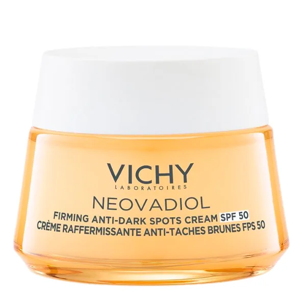 Crema de zi cu efect de fermitate si anti-pete pigmentare brune SPF 50 Neovadiol Post-Menopause, Vichy  | 50 ml — preț și oferte