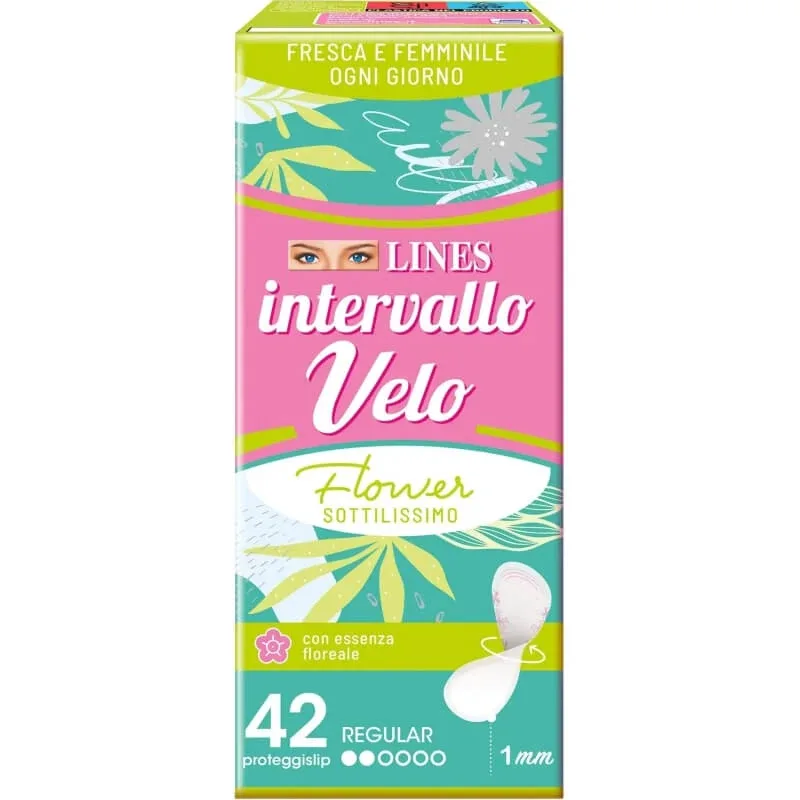 Lines Interval Velo – 42 de protecții hipoalergenice parfumate — preț și oferte