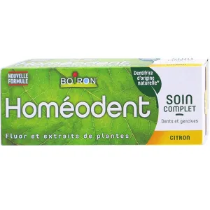 HOMEODENT ÎNGRIJIRE COMPLETĂ PENTRU DINȚI ȘI GINGII CU AROMĂ DE LĂMÂIE 75 ML