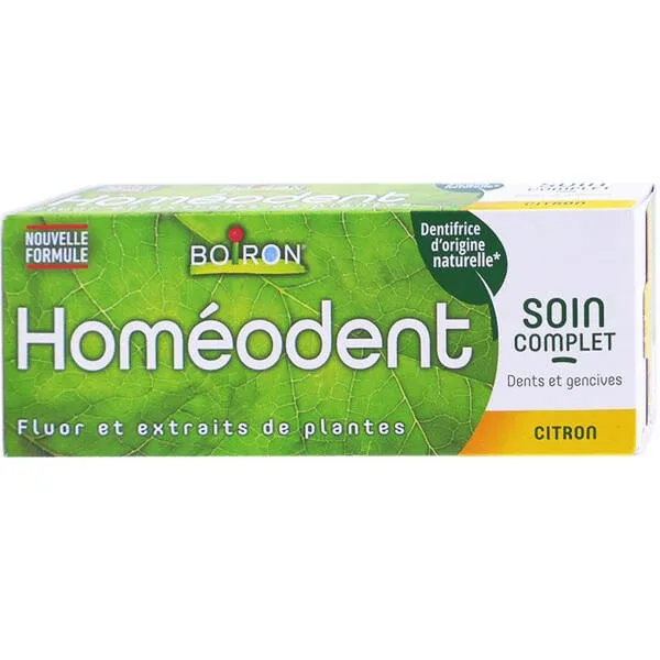 HOMEODENT ÎNGRIJIRE COMPLETĂ PENTRU DINȚI ȘI GINGII CU AROMĂ DE LĂMÂIE 75 ML — preț și oferte