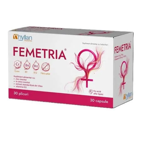 Femetria, 30 plicuri+30 capsule, Hyllan — preț și oferte