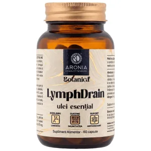 Lymph Drain — capsule cu 6 uleiuri esențiale pentru perioadele în care reții apă, corpul pare mai încărcat și ai picioarele grele | Botanica