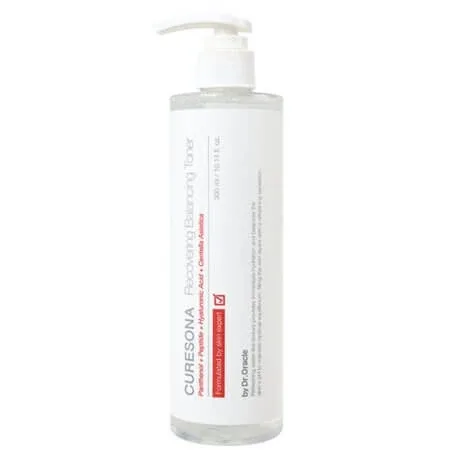 Toner calmant cu panthenol, peptide si centella asiatica Recovering Toner, 300 ml, Curesona — preț și oferte