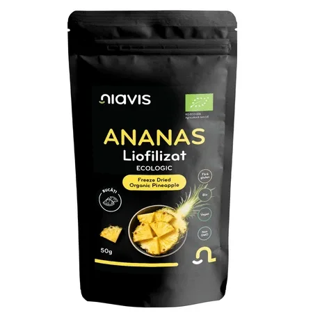 Ananas liofilizat, 50 g, Niavis — preț și oferte