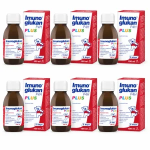 Imunoglukan P4H Plus, 6x100 ml - sirop pentru copii peste 3 ani și adulți, Pleuran