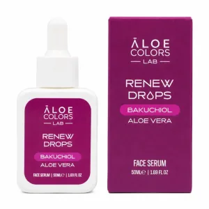 Aloe+ Colors Ser facial regenerant cu picături de bakuchiol 50 ml