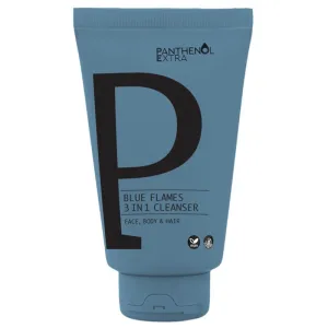 Panthenol Extra Blue Flames 3 în 1 – Produs de curățare pentru față, corp și păr 200 ml