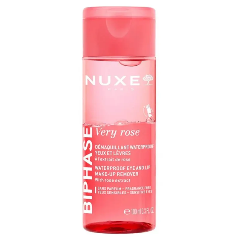 Nuxe Very Rose Demachiant pentru ochi și buze 100 ml — preț și oferte