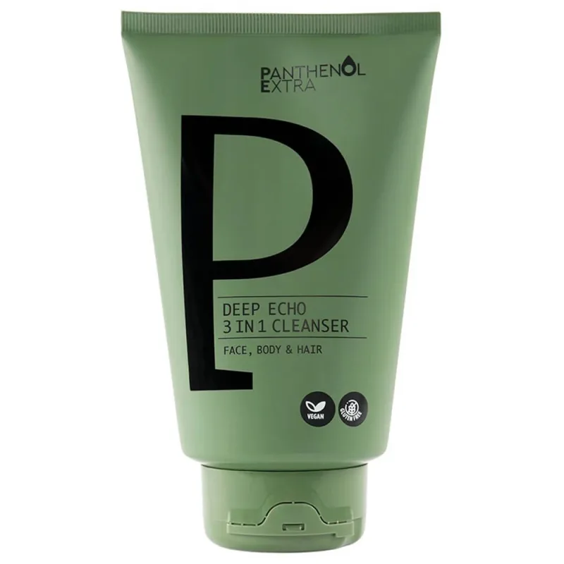 Panthenol Extra Deep Eco 3 în 1 – Produs de curățare pentru față, corp și păr 200 ml — preț și oferte