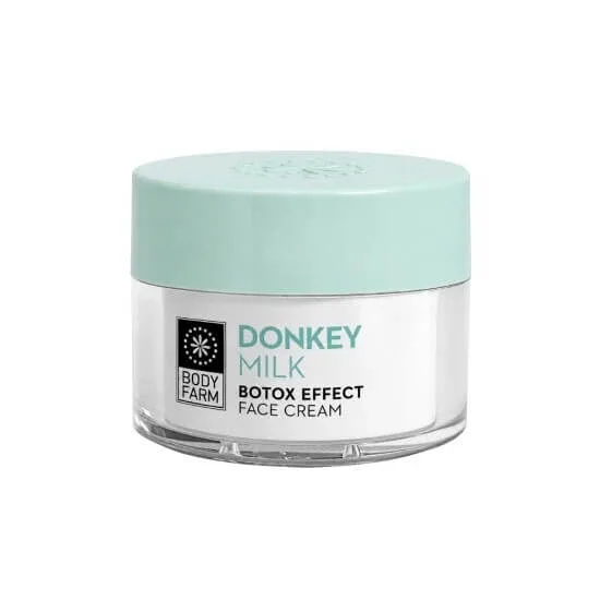 BODY FARM Cremă de față cu efect de botox din lapte de măgar, 50 ml — preț și oferte