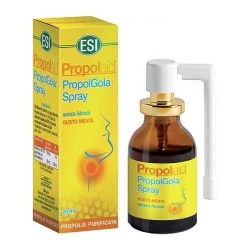ESI Propolaid PropolGola Spray – Supliment alimentar pentru dureri în gât și tuse, 20 ml — preț și oferte