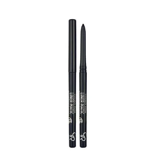 GOLDEN ROSE Liner Matic Creion de ochi rezistent la apă - 201 BLACK — preț și oferte