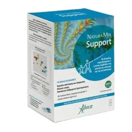 ABOCA Natura Mix Support – Supliment alimentar pentru reducerea oboselii și a stresului – 20 pliculețe — preț și oferte