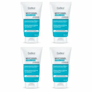 Bailleul Mycogel Gel spumant de curățare piele sensibilă 4x150 ml