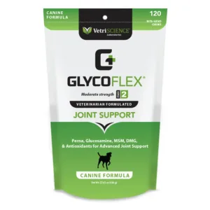VETRISCIENCE Healthy Hip & Joint (Glycoflex stage2) Chews, XS-XL, supliment sistem articular câini, punguță, 120 comprimate masticabile