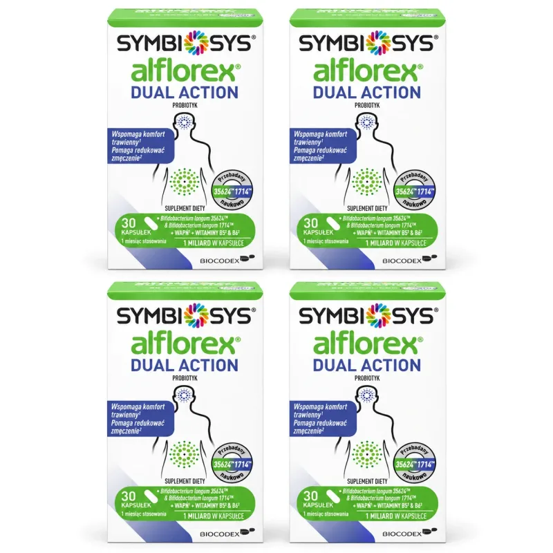 Symbiosys Alflorex acțiune dublă, 4x30 capsule BIOCODEX — preț și oferte
