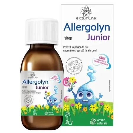 Sirop pentru copii Allergolyn Junior, 150 ml, BioSunLine — preț și oferte