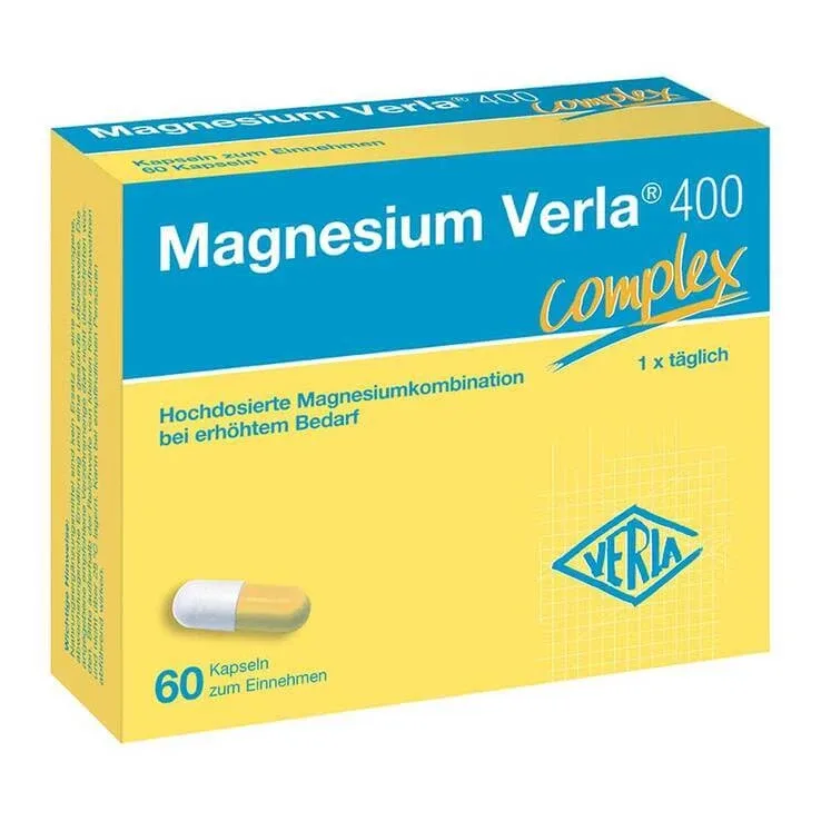 Magnesium Verla® 400 – 60 de capsule Verla Pharm — preț și oferte