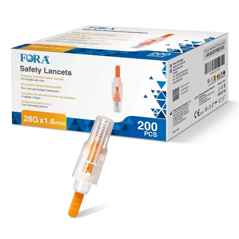 Lancete de siguranță FORA 28 g – 200 de bucăți — preț și oferte