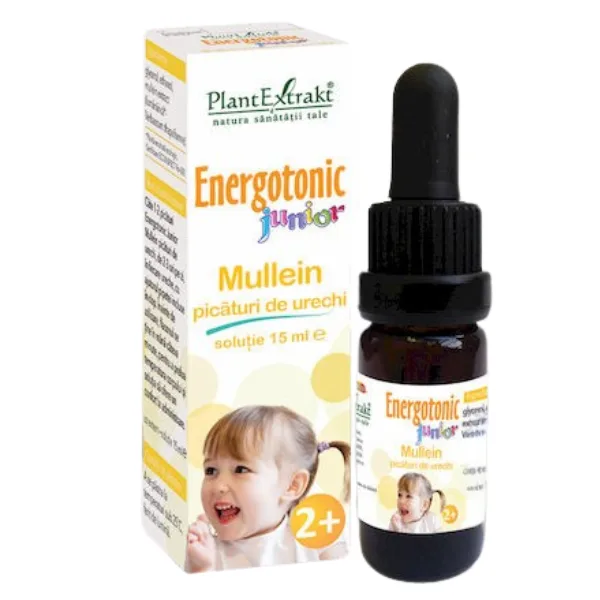 ENERGOTONIC JUNIOR MULLEIN PICATURI DE URECHI 15ML PLANTEXTRAKT — preț și oferte