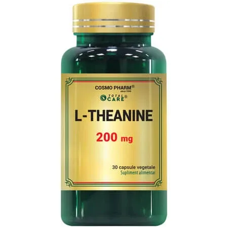 L-Theanine, 200 mg, 30 capsule, Cosmo Pharm — preț și oferte