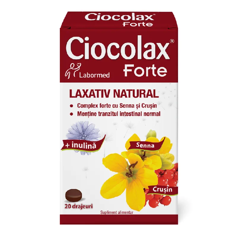 Ciocolax Forte, 20 drajeuri, Labormed LABORMED PHARMA — preț și oferte