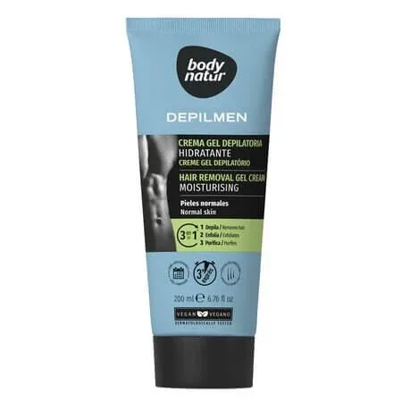 Gel depilator pentru barbati Depilmen, 200 ml, Body Natur — preț și oferte